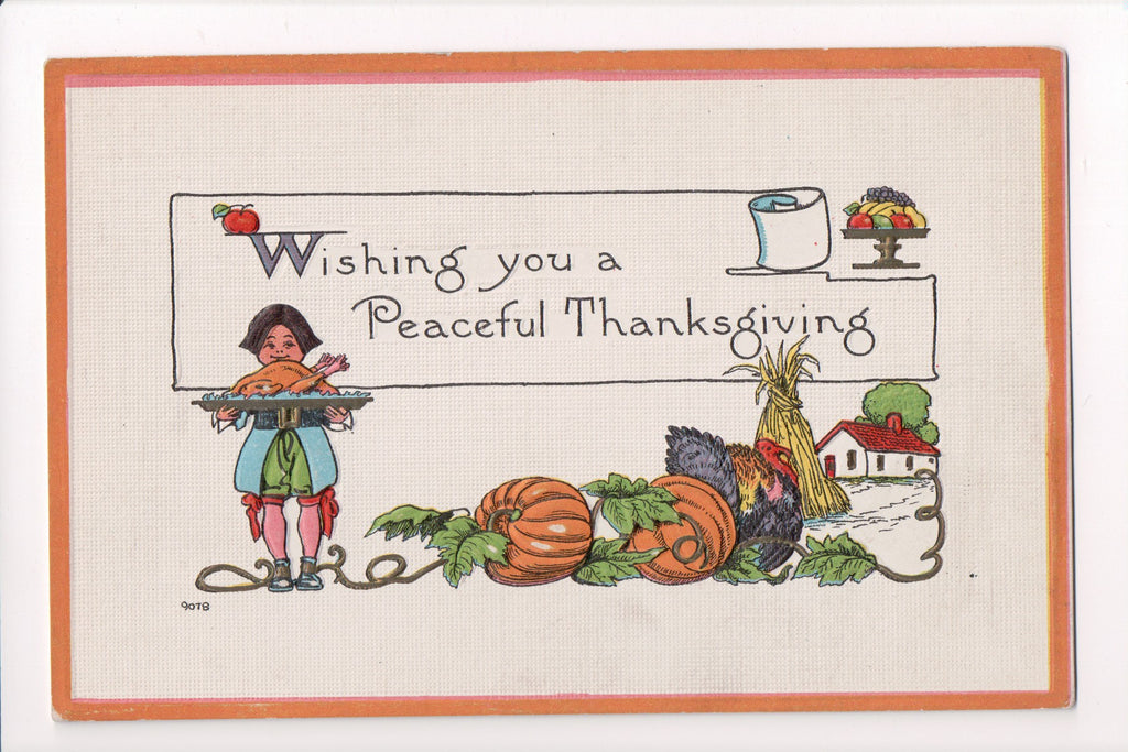 Thanksgiving - Peaceful postcard - S Bergman - A06696