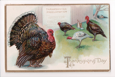 Thanksgiving - Day, Thanksgiving Proclamation Tuck postcard - B06370
