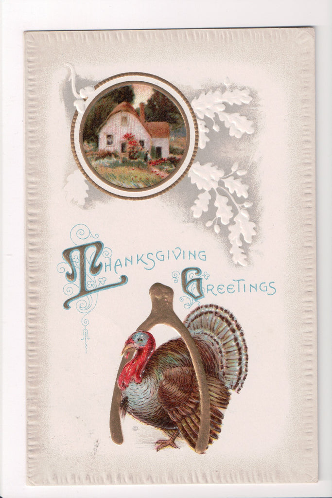 Thanksgiving - Cordial Greetings - turkey, wishbone - E10529