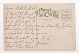 Thanksgiving - Hearty Good Wishes for postcard - large feather - w04687