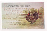 Thanksgiving - Thoughts postcard - F A Owen - w05070