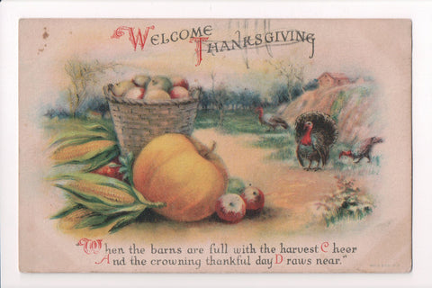 Thanksgiving - Welcome Thanksgiving - Clapsaddle? - w05077