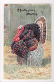 Thanksgiving - Greeting - Turkey close up - E Nister - w05080