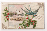 Xmas postcard - Christmas - Winsch Back - C08578