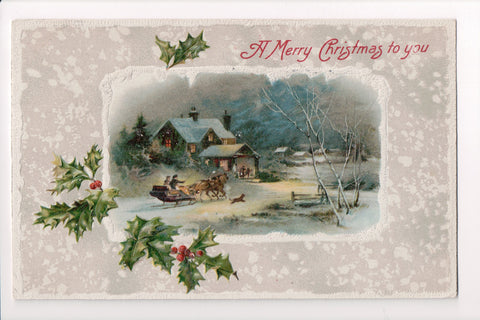 Xmas postcard - Christmas - Winsch Back - C08587
