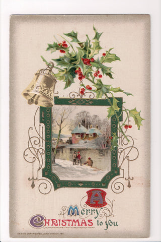Xmas postcard - Christmas - Winsch Back - sw0372