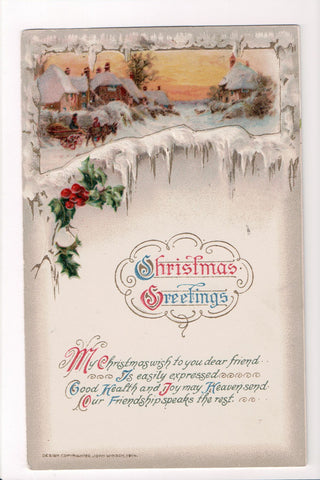 Xmas postcard - Christmas - Winsch Back - sw0386