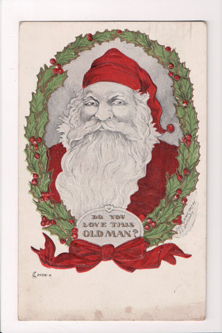 Xmas - Do you love this old man? - Santa in red - Lounsbury postcard - 606240