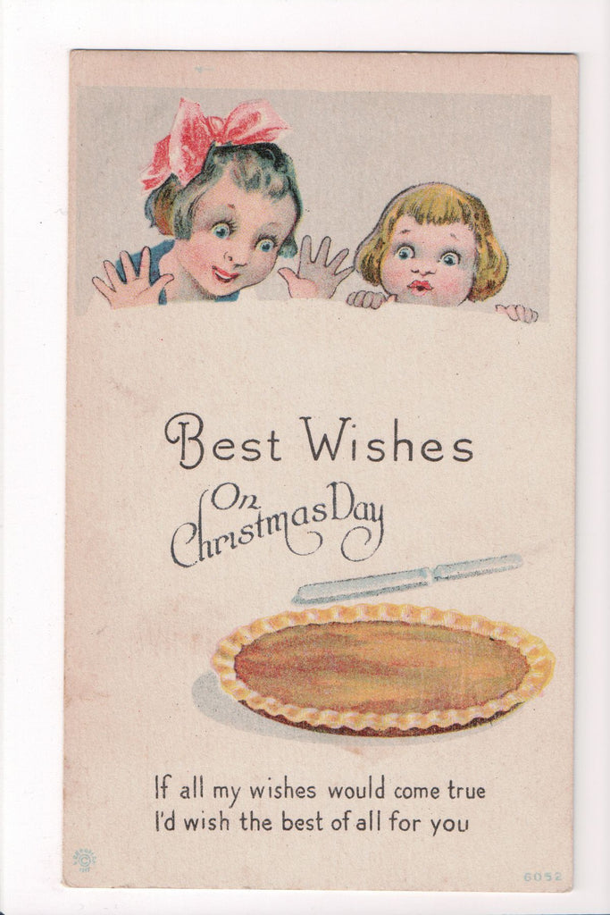 Xmas - Best Wishes on Christmas Day - Pumpkin Pie - B10109