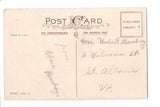Xmas - Christmas Wishes - Santa entering chimney postcard - C08585