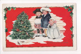 Xmas - A Merry Christmas - kids at christmas tree - L03180