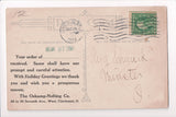 Xmas - Christmas Greetings - dutch children, santa in window - S01513