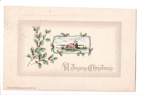 Xmas - Winsch postcard - A Joyous Christmas - sw0271