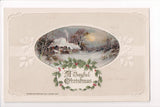 Xmas - Winsch postcard - A Joyful Christmas - sw0339
