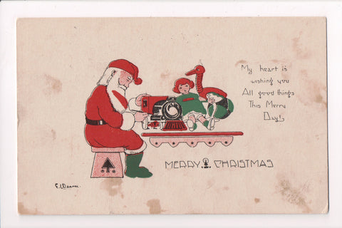 Xmas - My heart is wishing you all good things - E Weaver - z17036 **Damaged / AS IS**