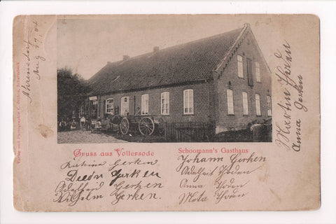Foreign postcard - Vollersode, Germany - Hotel Schoomann - F09236