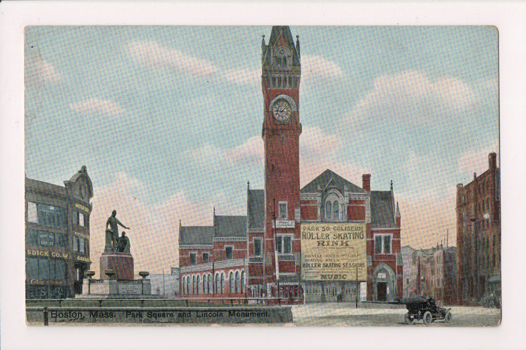 MA, Boston - Park Square, Coliseum/Roller Skating Rink - H04014