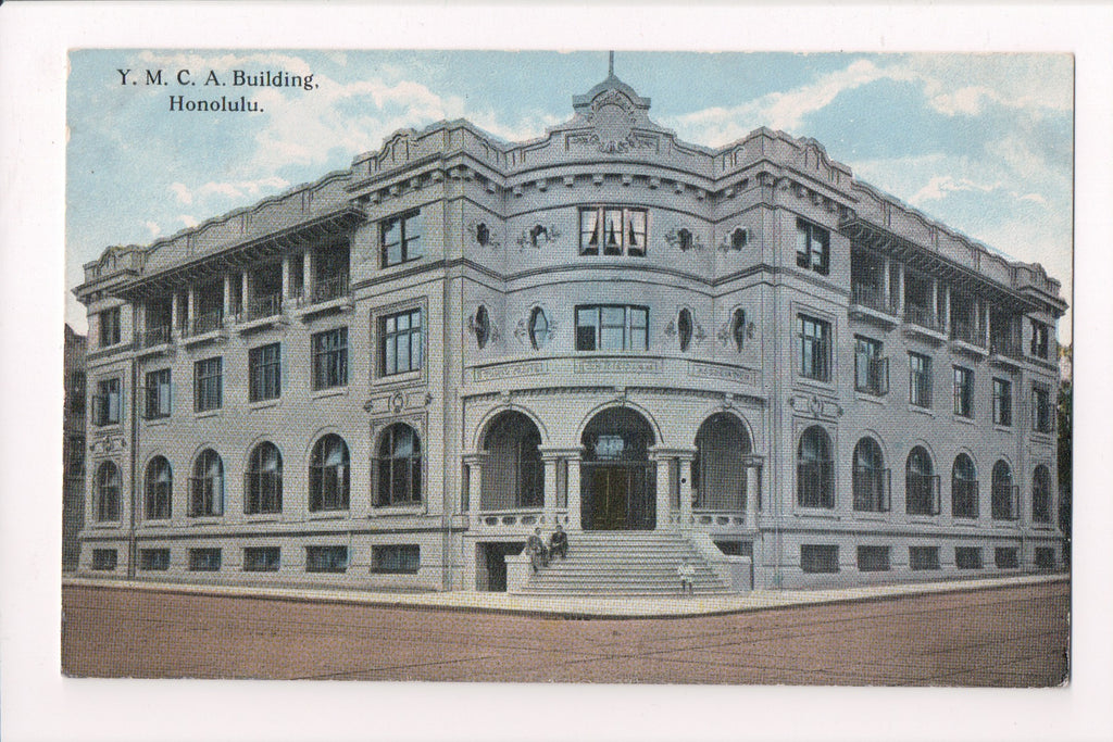 HI, Honolulu - YMCA building - includes stats on back of postcard - F09002