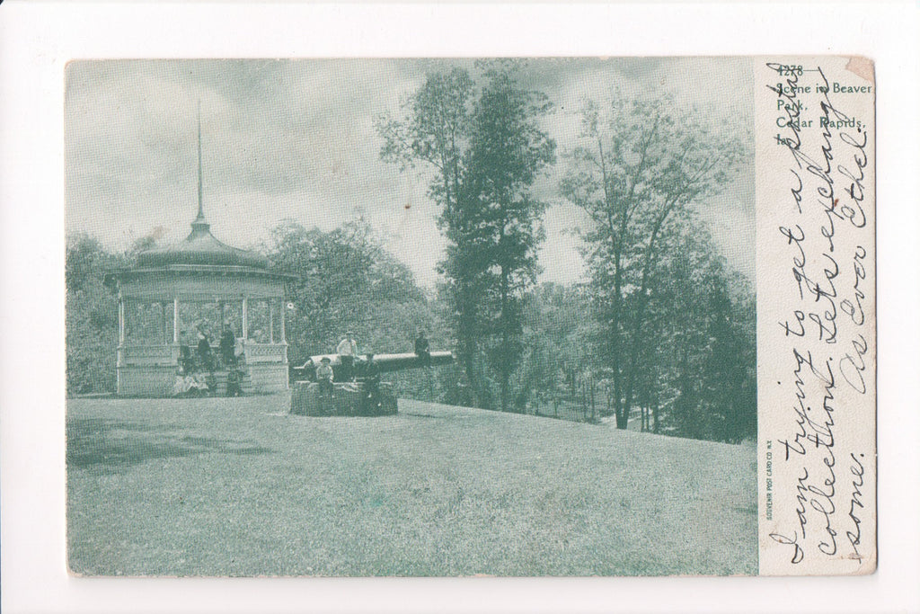 IA, Cedar Rapids - Beaver Park, Gazebo, Canon - sw0285