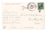IA, Clinton - Log Raft, tug boat closeup - C06324
