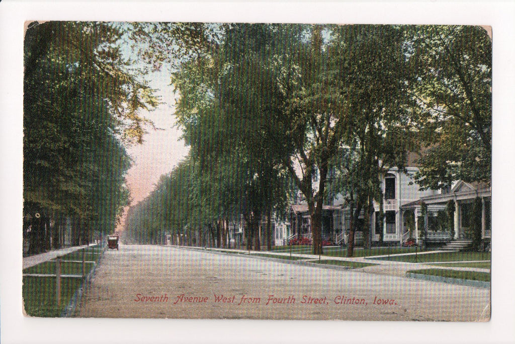 IA, Clinton - Seventh Avenue from Fourth St - G03385