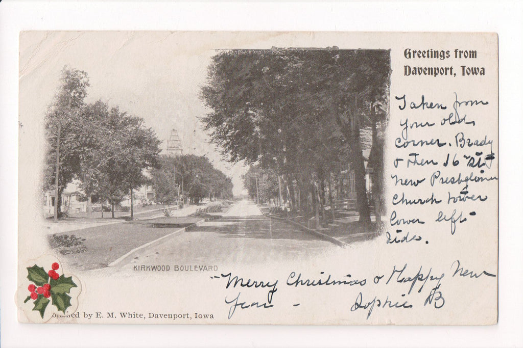 IA, Davenport - Kirkwood Boulevard - E M White - 500048