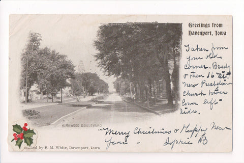 IA, Davenport - Kirkwood Boulevard - E M White - 500048