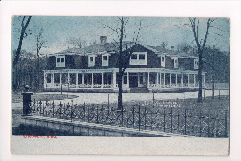 IA, Davenport - Golf Club House, Rock Island Arsenial - w04781