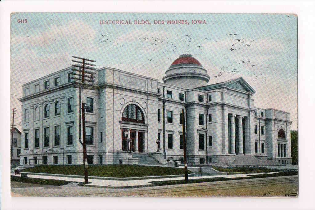 IA, Des Moines - Historical Building postcard - B06350