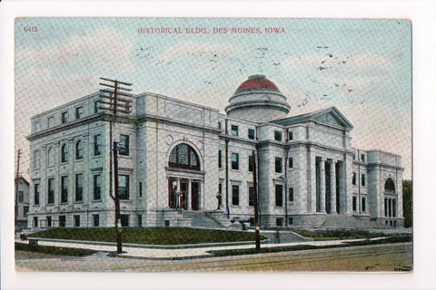 IA, Des Moines - Historical Building postcard - B06350