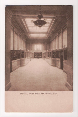 IA, Des Moines - Central State Bank interior - K03174