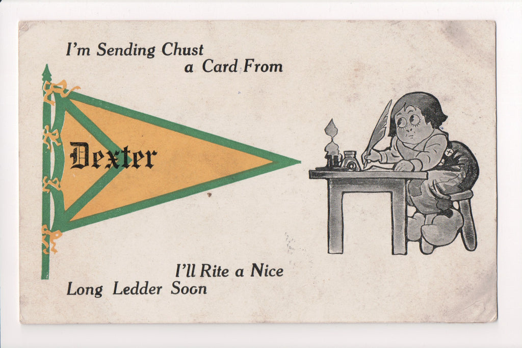 IA, Dexter - Banner, Flag greeting - B05357