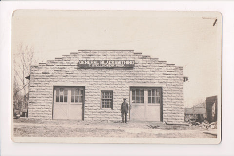IA, MAURICE - Taeke Stellingwerf Blacksmith in front of his Shop (original SOLD) K06130