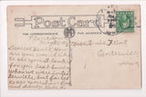 IA, Plano - Pennant or Flag postcard @1915 - B06568
