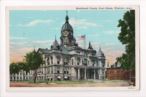 IA, Waterloo - Blackhawk County Court House - B08224