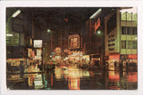 IL, Chicago - RANDOLPH ST at night, several signs - postcard - IL0026