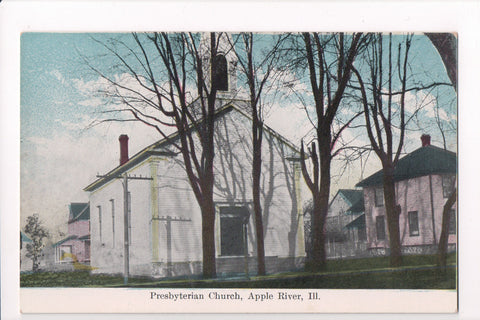 IL, APPLE RIVER - Presbyterian Church postcard - B05083