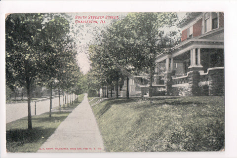 IL, Charleston - South Seventh Street postcard - SL2453