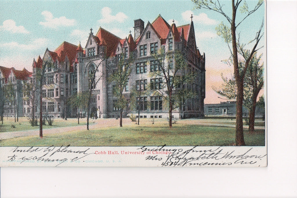 IL, Chicago - University of Chicago, Cobb Hall (ONLY Digital Copy Avail) - A12260