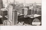 IL, CHICAGO - Downtown from the air, Morrison Hotel - RPPC - B08188
