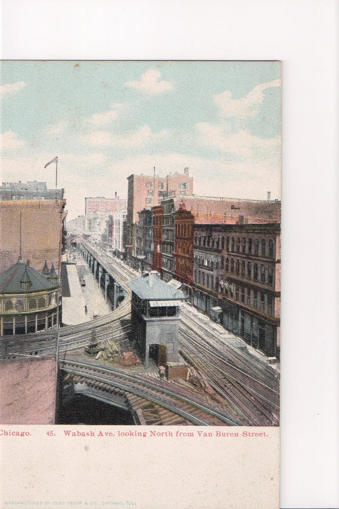 IL, CHICAGO - Wabash Ave North (original SOLD) C08086