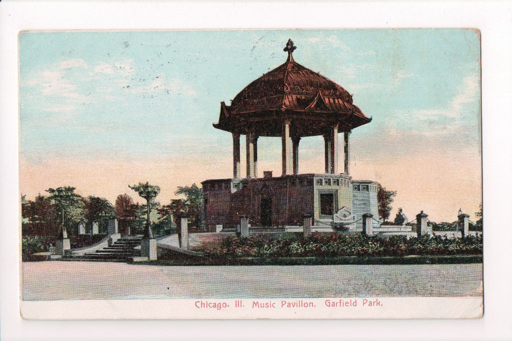 IL, CHICAGO - Garfield Park, Music Pavillon (original SOLD) - CP0239