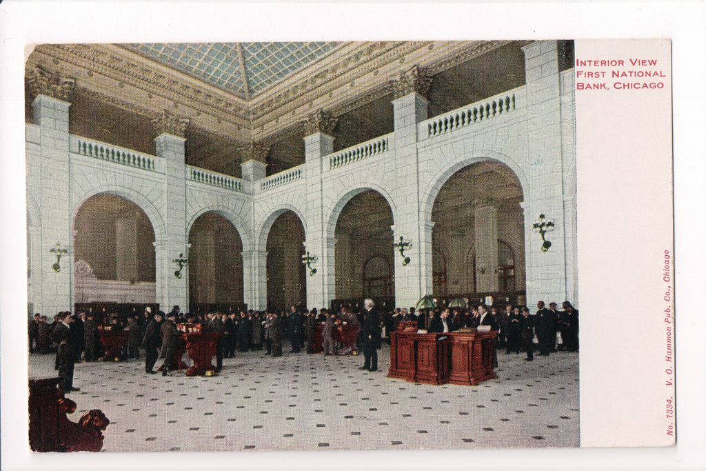 IL, Chicago - First National Bank interior (ONLY Digital Copy Avail) - D05086