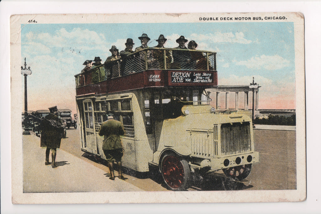 IL, CHICAGO - Double Deck Motor Bus - B17016