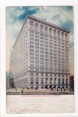IL, CHICAGO - First National Bank postcard - G03104