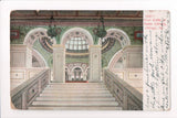IL, CHICAGO - Public Library, Stair, Lobby interior (original SOLD) IL0022