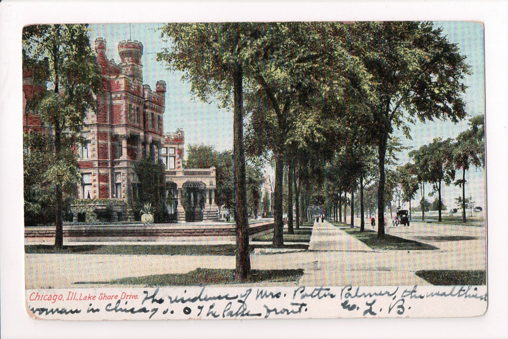 IL, CHICAGO - Lake Shore Drive, Mrs Potter Palmer residence - A17069