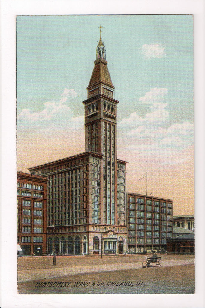 IL, Chicago - Montgomery Ward and Co postcard - A07047