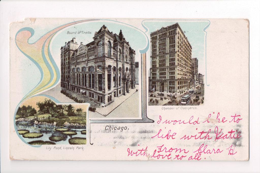 IL, CHICAGO - Multi view postcard - B06194