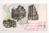 IL, CHICAGO - Multi view postcard - B06194